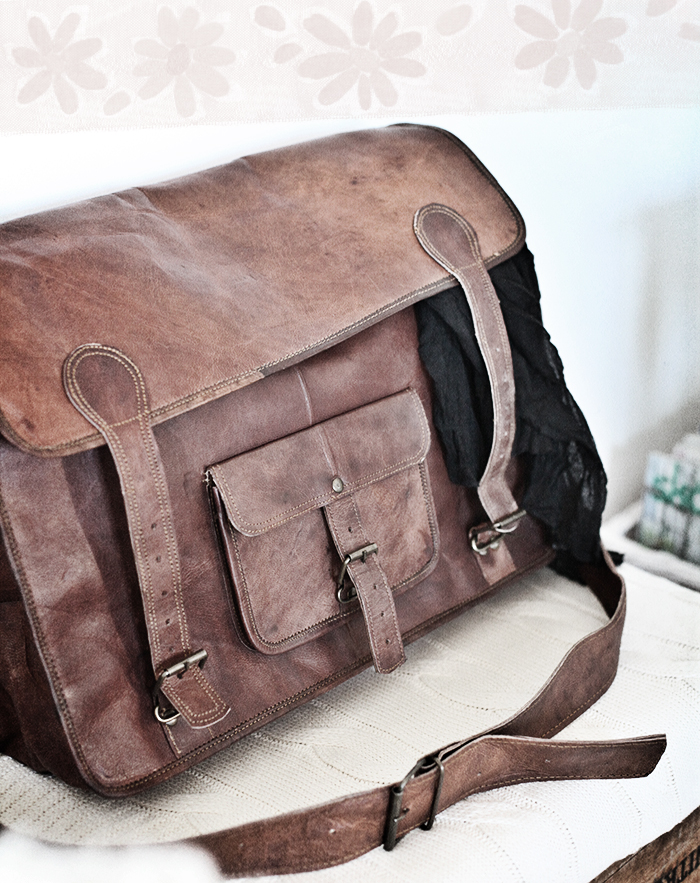 satchel leather bag