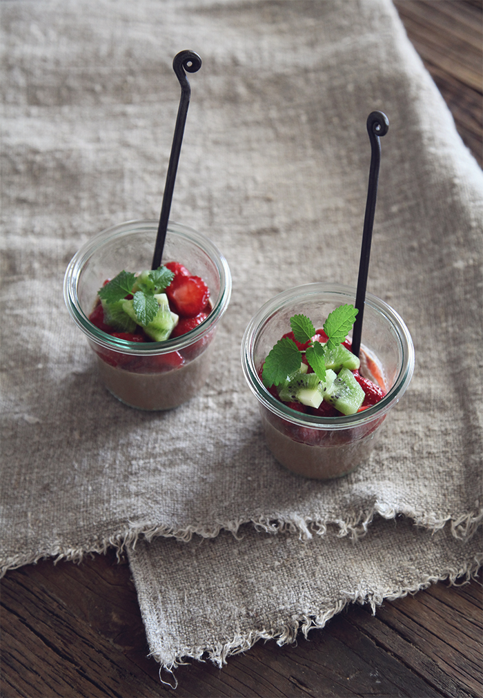 chocolate pannacotta