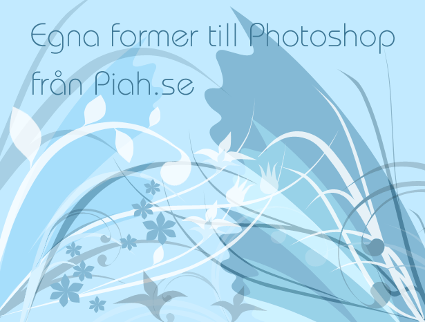 Egna former till Photoshop